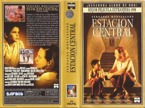 Estacion Central Vhs Central Do Brasil Fernanda Montenegro