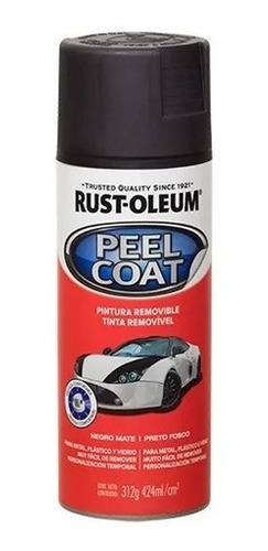 Aerosol Removible Peel Coat Negro Mate Rust Oleum  Ed