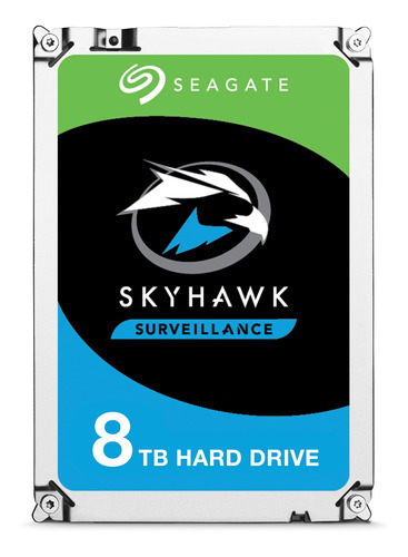 Disco duro interno Seagate SkyHawk ST8000VX004 8TB plata