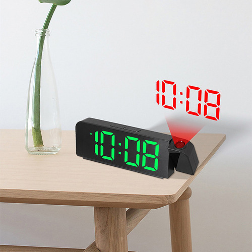 Reloj Despertador De Proyección Para Dormitorio, Proyecto De