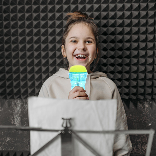 Micrófono Echo Para Niños Pequeños Pretend Echo, Micrófono D