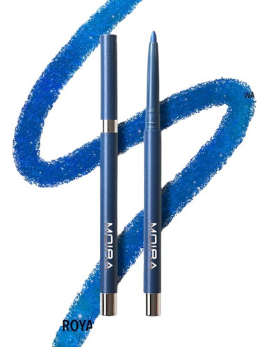 Shimmer Liner Delineador Metalico En Gel Moira 1 Pz 18 Tonos Color 18 Royal Blue