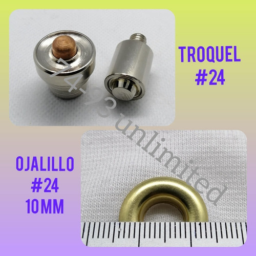 1000 Ojales Para Lonas Y Banner #24 10mm Int. Ojalillo Lona