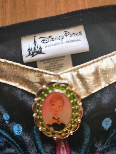 Disfraz Anna Día De La Coronación Original Disney Parks Verde Musgo 7/8 (Usado)