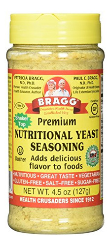 Bragg's Nutritional Yeast 4.5oz 2 Pack.
