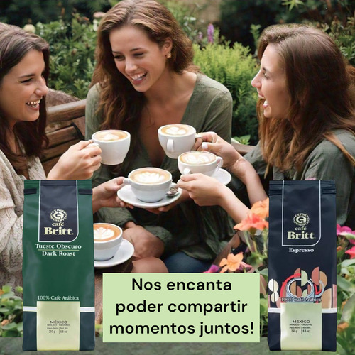 Cafe Britt Combo 2 Paquetes Cafe Espreso Y Tueste Oscuro