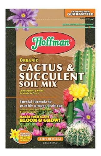 Hoffman 10404 Cactus Organico Y Suculenta Mezcla De Suelo  