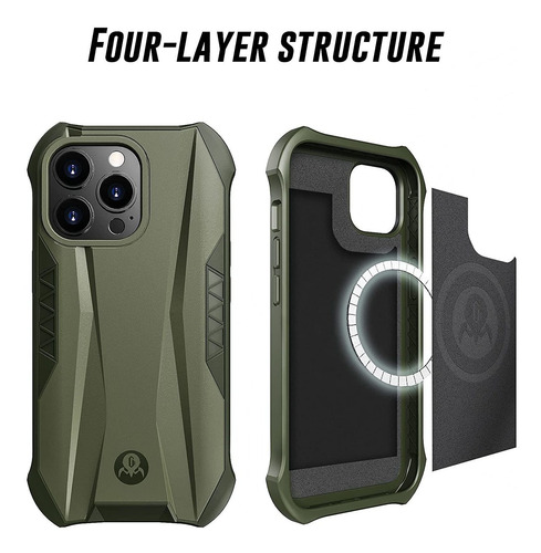 Gravastar Para iPhone 13 Pro Funda Antichoque Bumper Cover