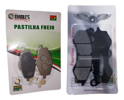 Kit Pastilha Diant + Tras  Scooter Dafra Cityclass 200 I