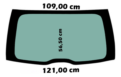 Vidro Vigia Volvo Xc60 08 09 10 11 12 13 14 15 16 17