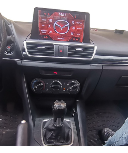 Autoestéreo Android 9' Mazda 3 14-18 Platino Carplay B Y C
