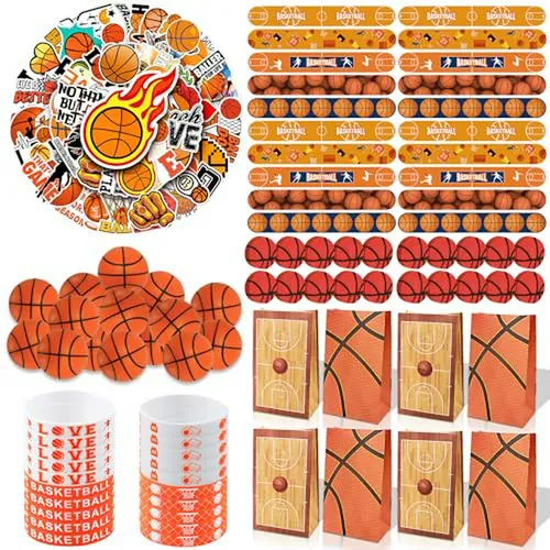 Set De Regalos Para Fiesta De Baloncesto, 150pzs Para 20 Niñ
