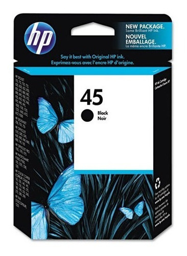 Tinta Hp 45 51645a Color Negro Deskjet 720c 820 850