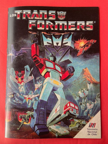 Album Transformers 1983 - Completo Laminas A Recortar Pegar