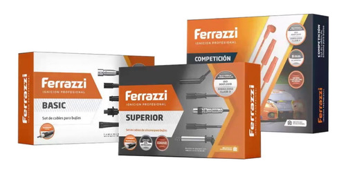 Imagen 4 de 10 de Cables Bujia Ferrazzi Superior R19 1.6 8v 93/9 70cm Bob Seca