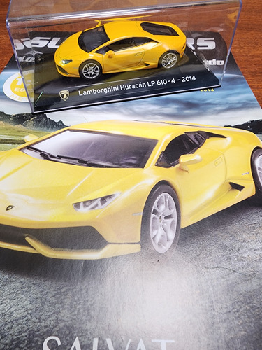 Auto Supercar Lamborghini Coleccion Escala 1:43 Salvat N1 Amarillo (Usado)