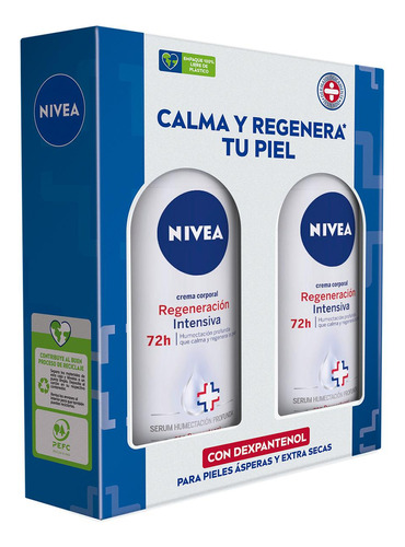 Pack Nivea Reg Intensiva 2x 400ml