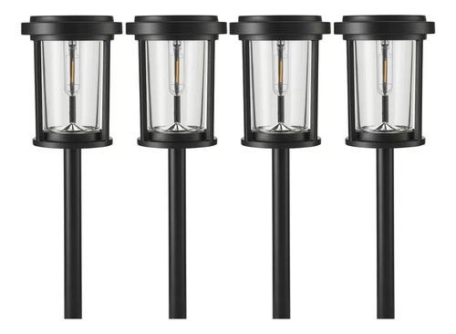 Set De 4 Faroles Solares Led Gtx