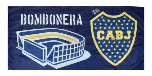Bandera Boca Juniors Bj928 1.50x0.75m Licencia Oficial
