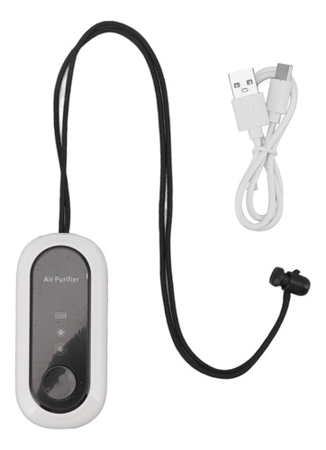 Mini Collar Purificador De Aire Portátil Con Carga Usb Ajust