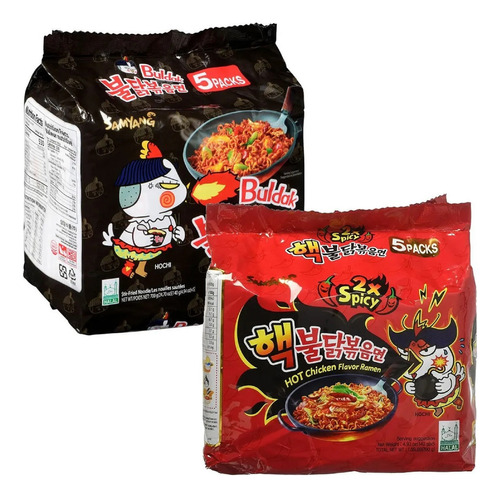 Samyang Ramen Buldak 10 unidades originales y doble picante