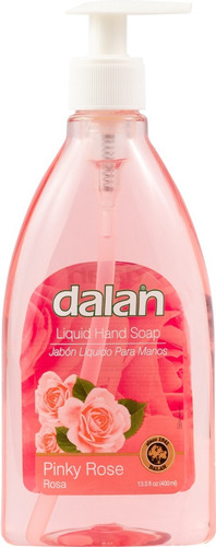 Imagen 2 de 4 de Dalan Jabón Líquido Pinky Rose 400 Ml 12 Und X Bulto