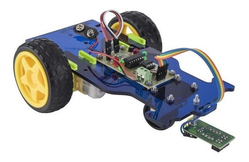 Kit Robot Seguidor Línea Armar Rotulada Escolar Steren K-905