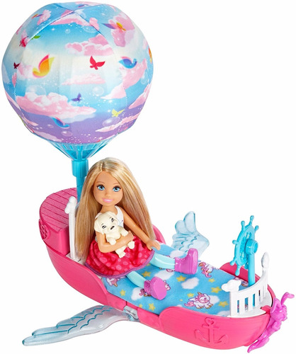 Muñeca Barbie Dreamtopia Dreamboat Nueva En Caja Barco Globo