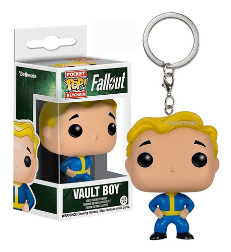 Llavero Pop Fallout Vault Boy Funko Original Pocket Keychain