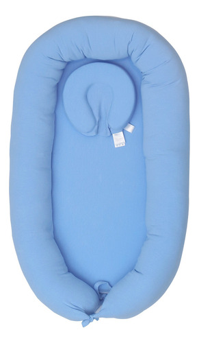 Cama Para Bebé Multiusos: Nido 3 En 1 Tela Algodón Cary Bebé Color Azul acero