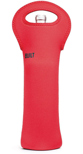 Built Ny - Original Neopreno Vino / Agua Botella Bolsa  Rojo