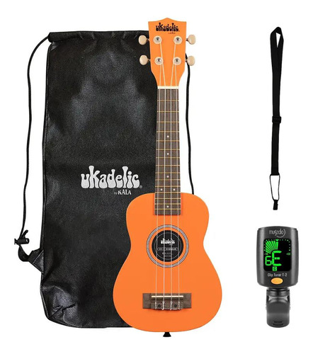 Pack Ukelele Soprano Kala Marmalade + Afinador + Correa