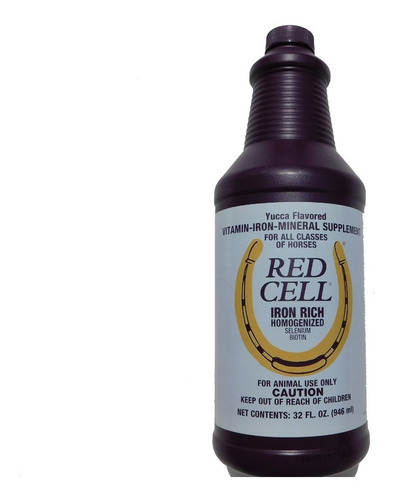 Red Cell Suplemento Vitaminico Mineral Equino Botella De 946 Mililitros