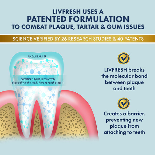Pasta De Dientes En Gel Livfresh Elimina La Placa Un 250% Me