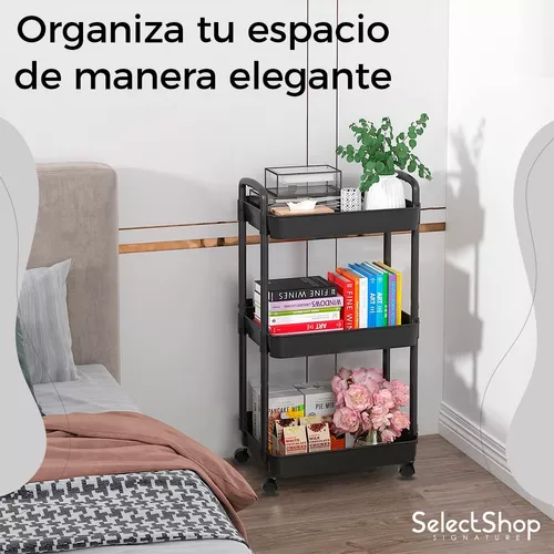 Comprar carrito auxiliar estrecho con 3 niveles tamaño XL AQUÍ