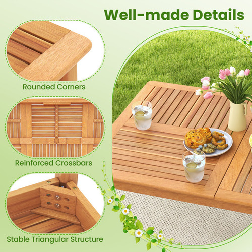 Mesa De Comedor Rectangular Tipo Bistró De Madera Gpl
