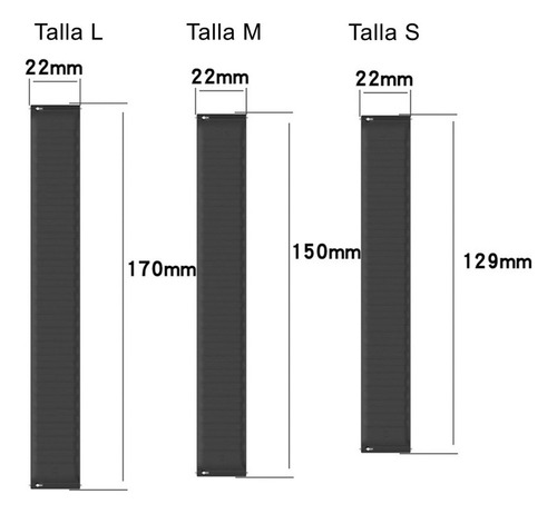 Correa Estirable Para Smartwatch Aitafy Idw13 Alexa Marrón 2.2 Cm