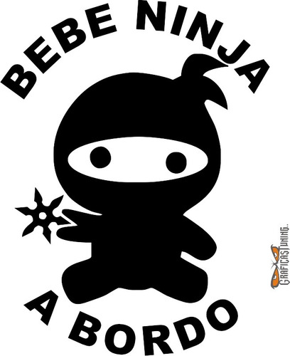 Imagen 1 de 1 de Calcomanía Bebe A Bordo 02 Alto 20 Cm - Graficastuning