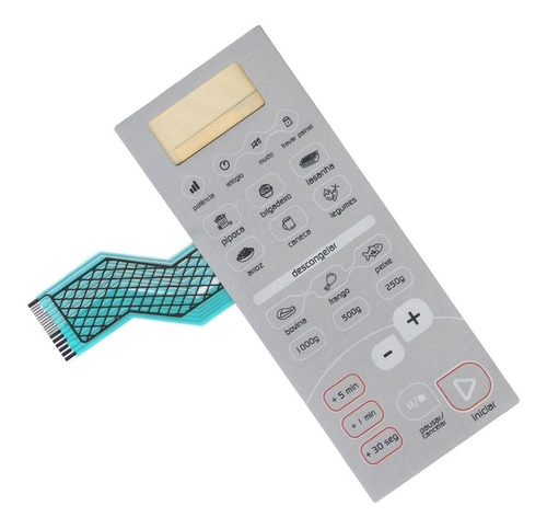 Imagem 3 de 5 de Membrana Teclado Microondas Brastemp Bmc20af Bmc 20af