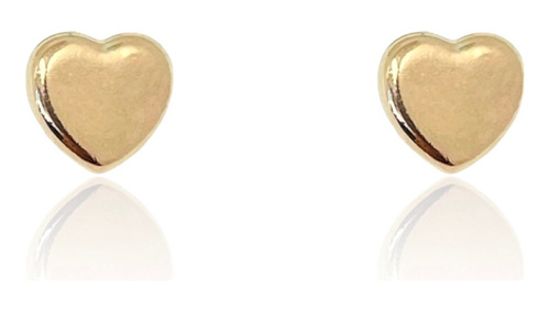 Aros Abridores Corazón Oro 14k (5,5 Mm)