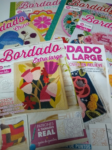  Revistas  Libros De Bordado Arcadia