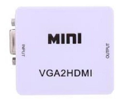 Mini Adaptador Conversor Vga- 2hdmi Entrada Vga E Saida Hdmi