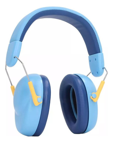Abafador Auricular Protetor De Ruído Infantil Autismo Azul