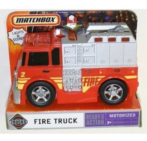 Camión De Bomberos Motorizado Matchbox Real Action