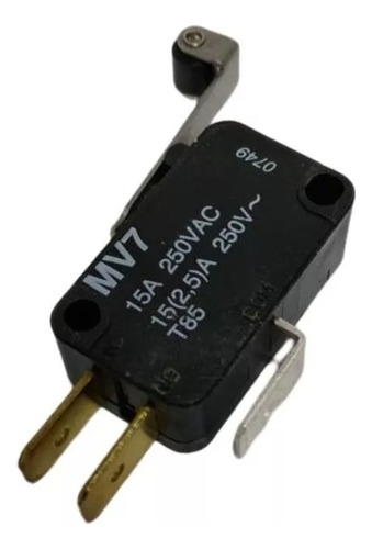 Micro Switch Curso Kap Mv7 Alavanca Com Rolete Terminal