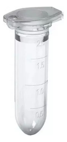 Microtubo 2ml Graduado Tampa Lisa Pacote Com 1000