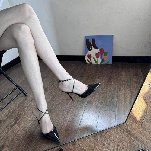 Sandalias De Tacón Alto Elegantes, Informales Y Cómodas, Con