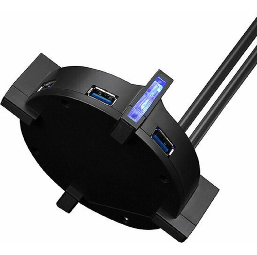 Imagen 5 de 10 de Soporte Base Gamer Rgb Tiene Hub Usb Para Diademas Audífonos