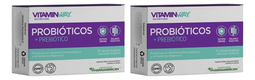 Probioticos Sistema Inmune Balance Digestivo Vitamin Way X2