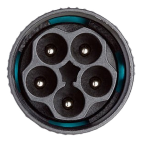 Mini Conector Plugue 5p D7-13.5 Ip68 - Thb.387.a5al - Techno